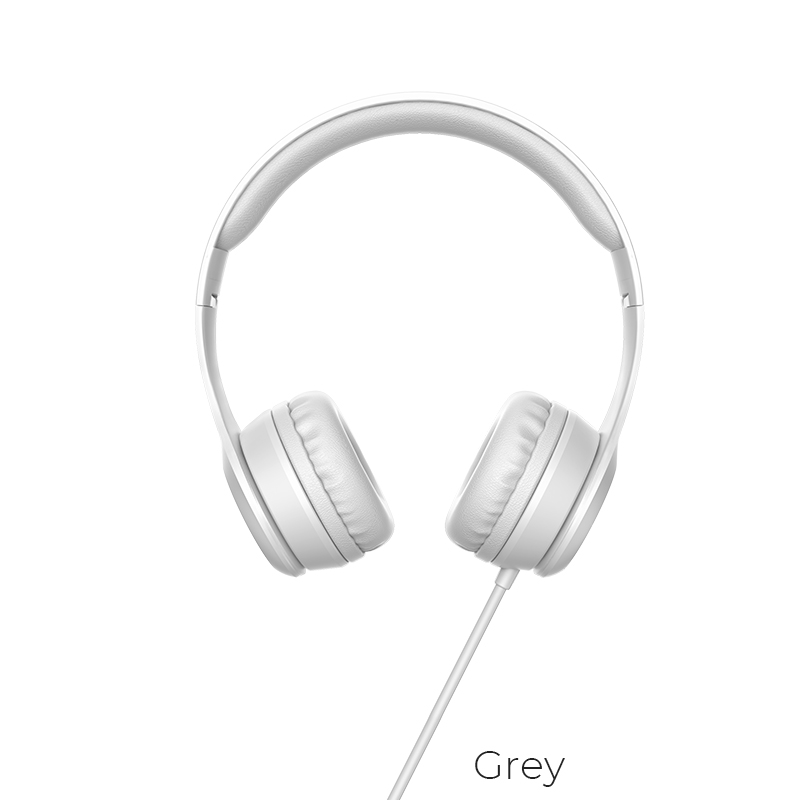 W21 曼音线控头戴式耳机 08298 灰色